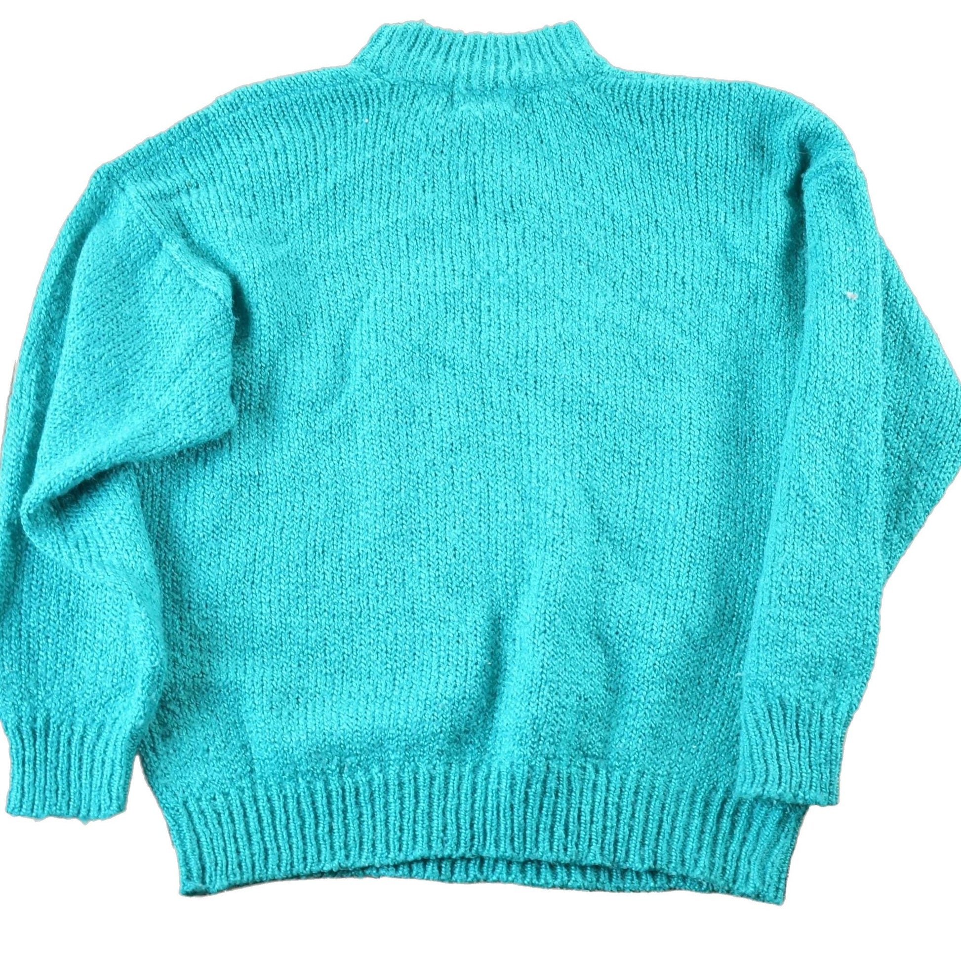 Vintage 1980s Bristol Court Cable Knit Crewneck Sweater Womens M-L from propervintagecanada