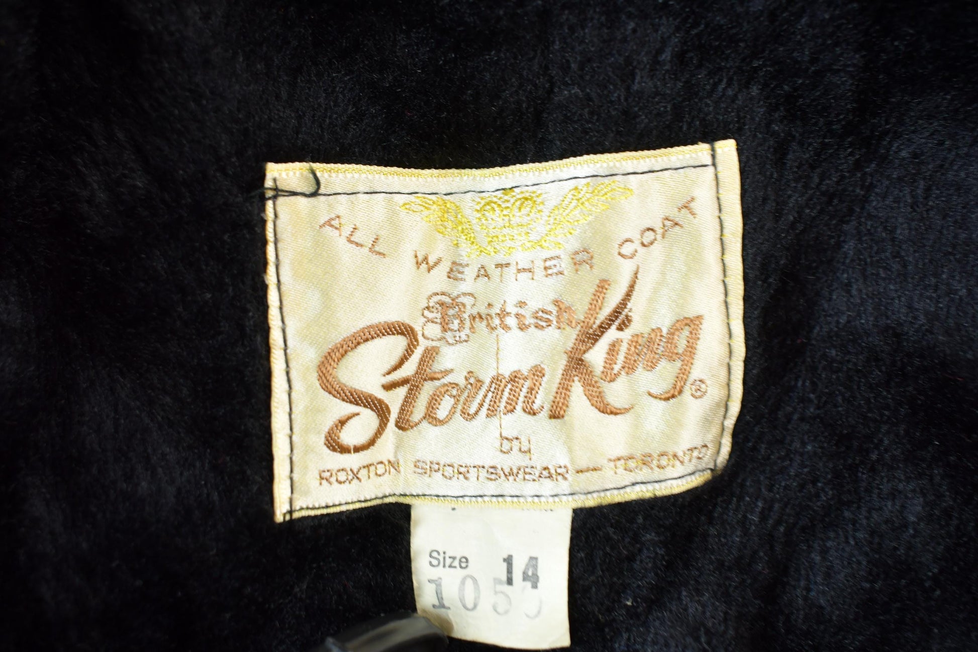 Vintage 1980s British Storm King All Weather Jacket Women's S-M from propervintagecanada