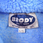 Vintage 1980s Brody Quality Goods Sky Blue Fleece / Full Zip / Vintage Windbreaker / Vintage Fleece / 80s Streetwear / Warm and Cozy from propervintagecanada