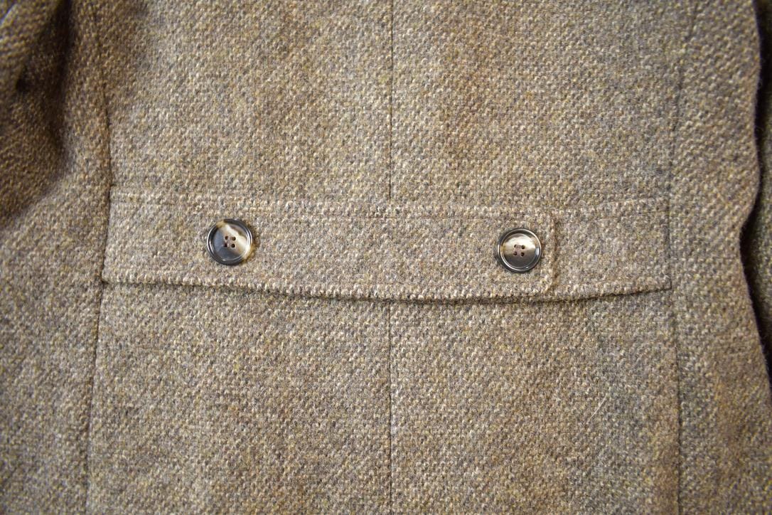 Vintage 1980s Bromleigh 100% Pure Wool Midi Long Coat from propervintagecanada