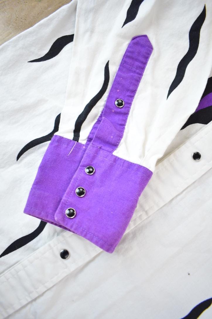 Vintage 1980s Brooks & Dunn Western Style Snap Button Shirt Men's Medium from propervintagecanada