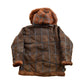 Vintage 1980s Brown Shearling Bomber Jacket from propervintagecanada
