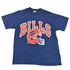 Vintage 1980s Buffalo Bills NFL Graphic T-Shirt Men&