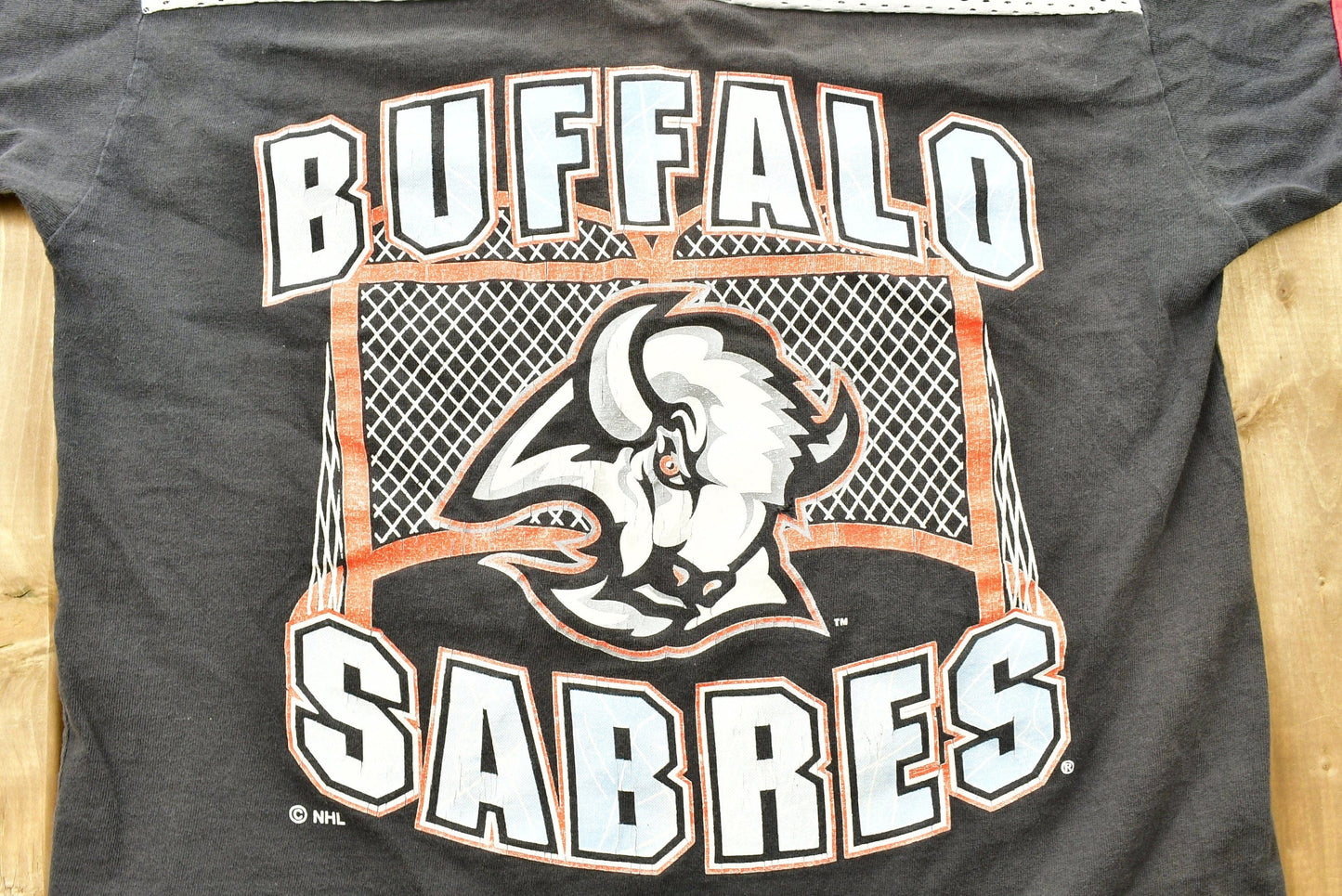 Vintage 1980s Buffalo Sabres NHL T-Shirt Men's Medium from propervintagecanada