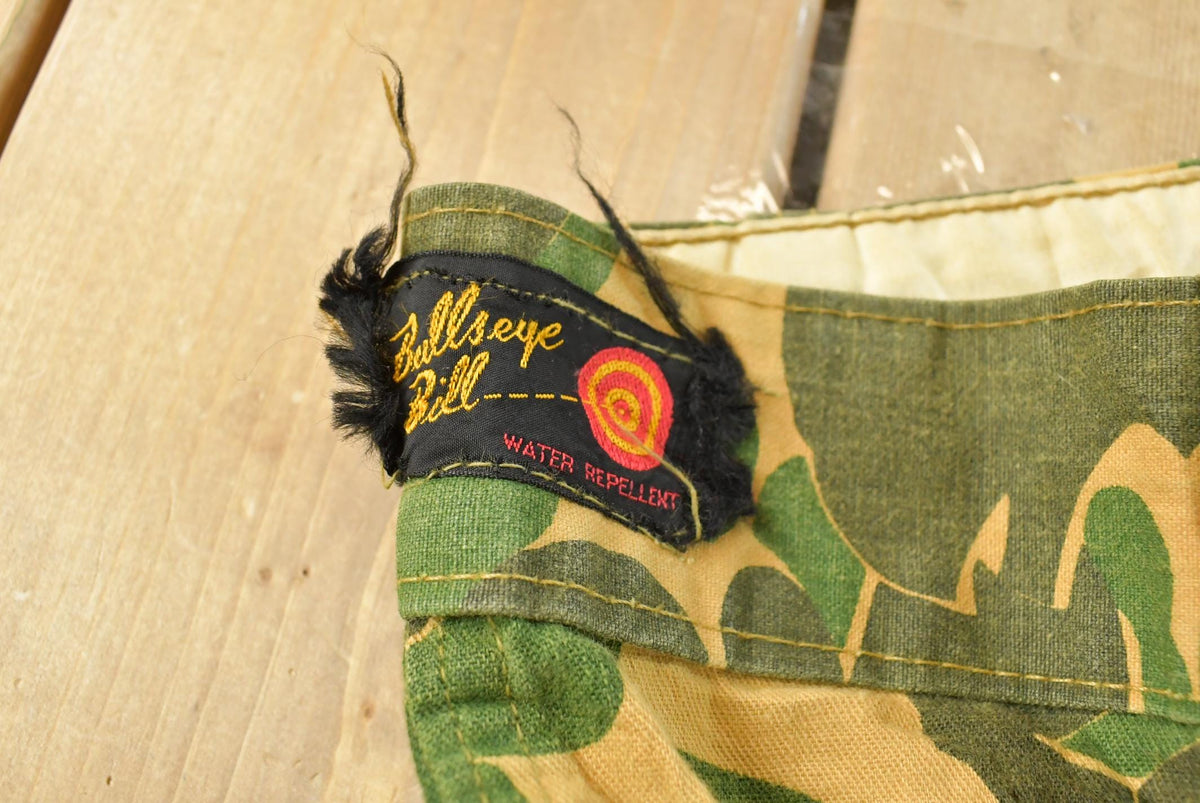 Vintage 1980s Bullseye Bill Duck Camouflage Hunting Pants Men's 34 x 29 from propervintagecanada