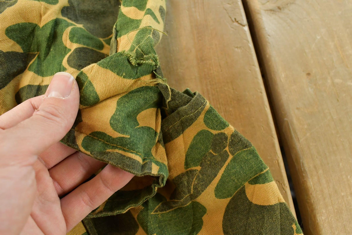 Vintage 1980s Bullseye Bill Duck Camouflage Hunting Pants Men's 34 x 29 from propervintagecanada