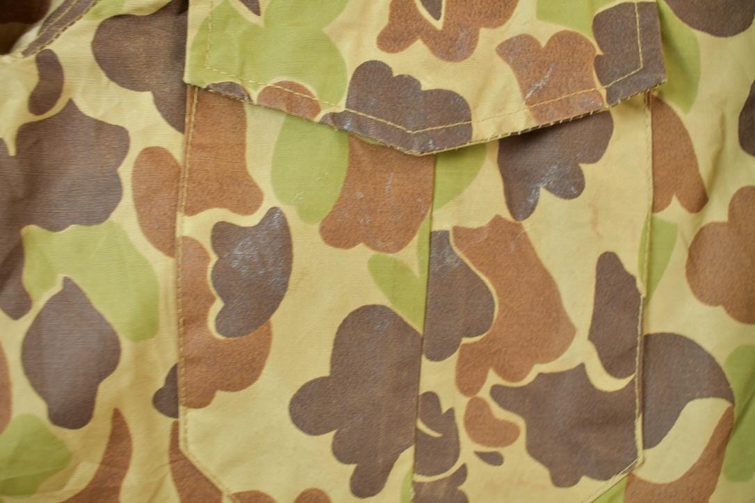 Vintage 1980s Cabela's Duck Camo Canvas Jacket Men's XL from propervintagecanada