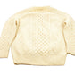 Vintage 1980s Cable Knitted Crewneck Sweater Men's XL from propervintagecanada