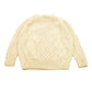 Vintage 1980s Cable Knitted Crewneck Sweater Men's XL from propervintagecanada