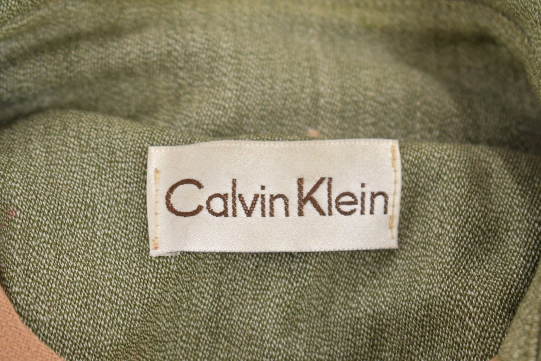 Vintage 1980s Calvin Klein Trench Coat from propervintagecanada