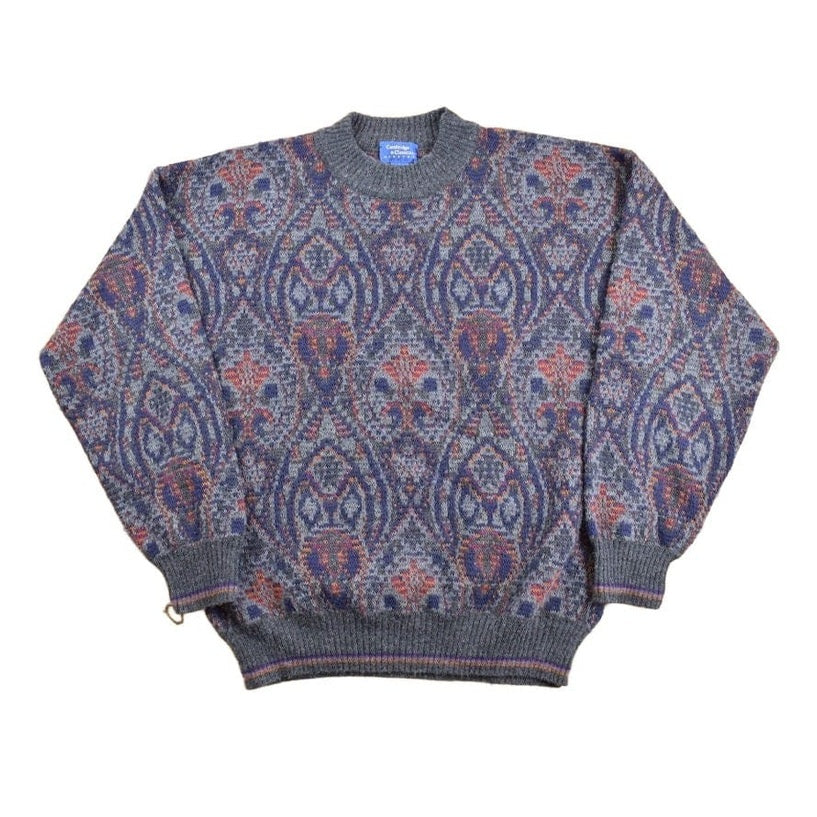 Vintage 1980s Cambridge Classics Knit Sweater Men's Large from propervintagecanada