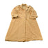 Vintage 1980s Camel Hair Double Breasted Trench Coat Jacket Women&