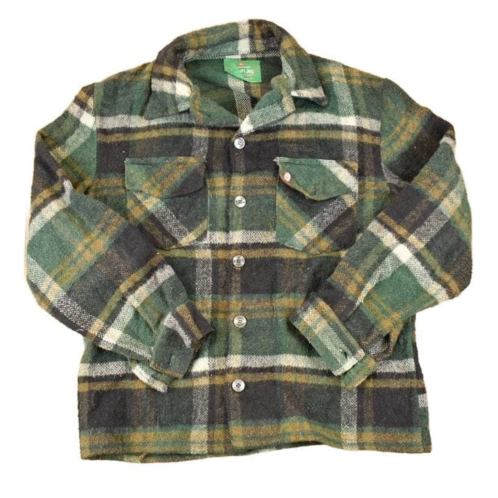Vintage 1980s Canadian Lumberjack Plaid Button Up Shirt Men's L from propervintagecanada