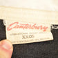 Vintage 1980s Canterbury Striped Rugby Button Up Shirt Men's M from propervintagecanada