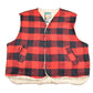 Vintage 1980s Canyon Guide Outfitters Buffalo Plaid Fleece Lined Vest Men's 2XL from propervintagecanada
