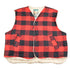 Vintage 1980s Canyon Guide Outfitters Buffalo Plaid Fleece Lined Vest Men&
