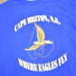 Vintage 1980s Cape Breton Nova Scotia Where Eagles Fly Graphic T-Shirt Men's Medium from propervintagecanada