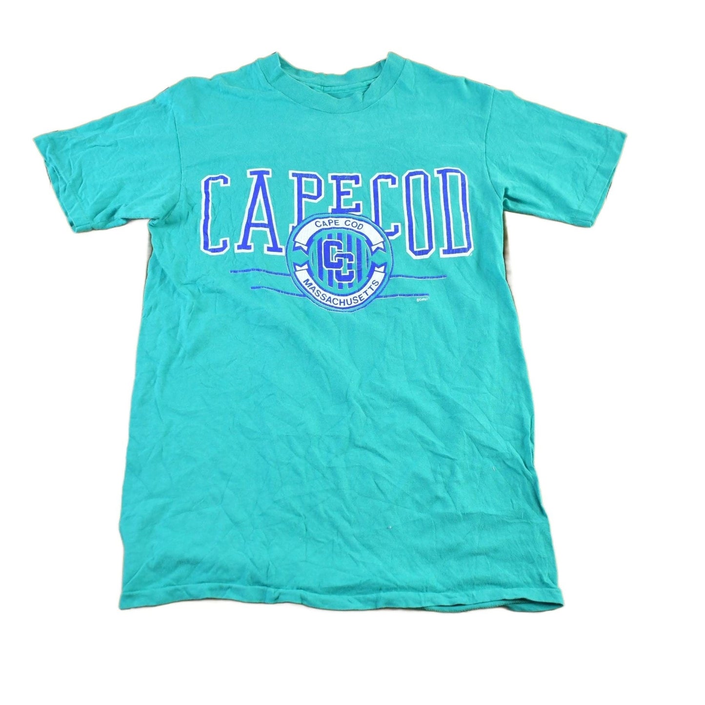 Vintage 1980s Cape Cod Mass Graphic Souvenir T Shirt Men's Small from propervintagecanada