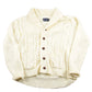 Vintage 1980s Career Club Cable Knitted Cardigan Sweater Men's XL from propervintagecanada