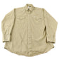 Vintage 1980s Carhartt Beige Snap Button Up Shirt Men's Large from propervintagecanada