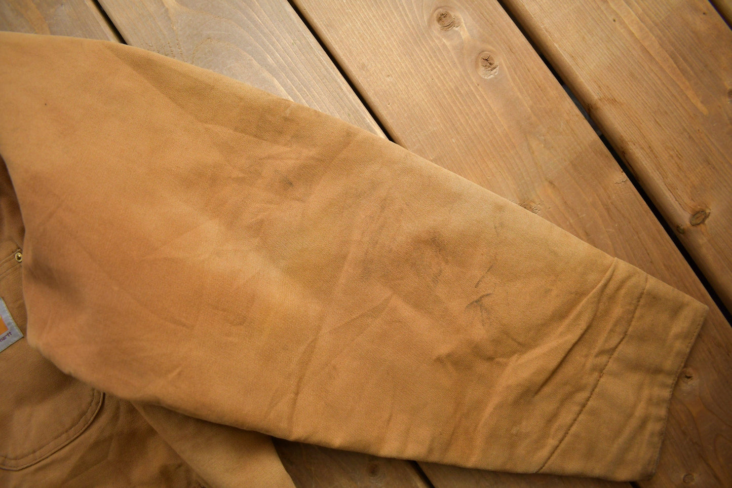 Vintage 1980s Carhartt Blanket Lined Chore Coat Men's 2XL from propervintagecanada