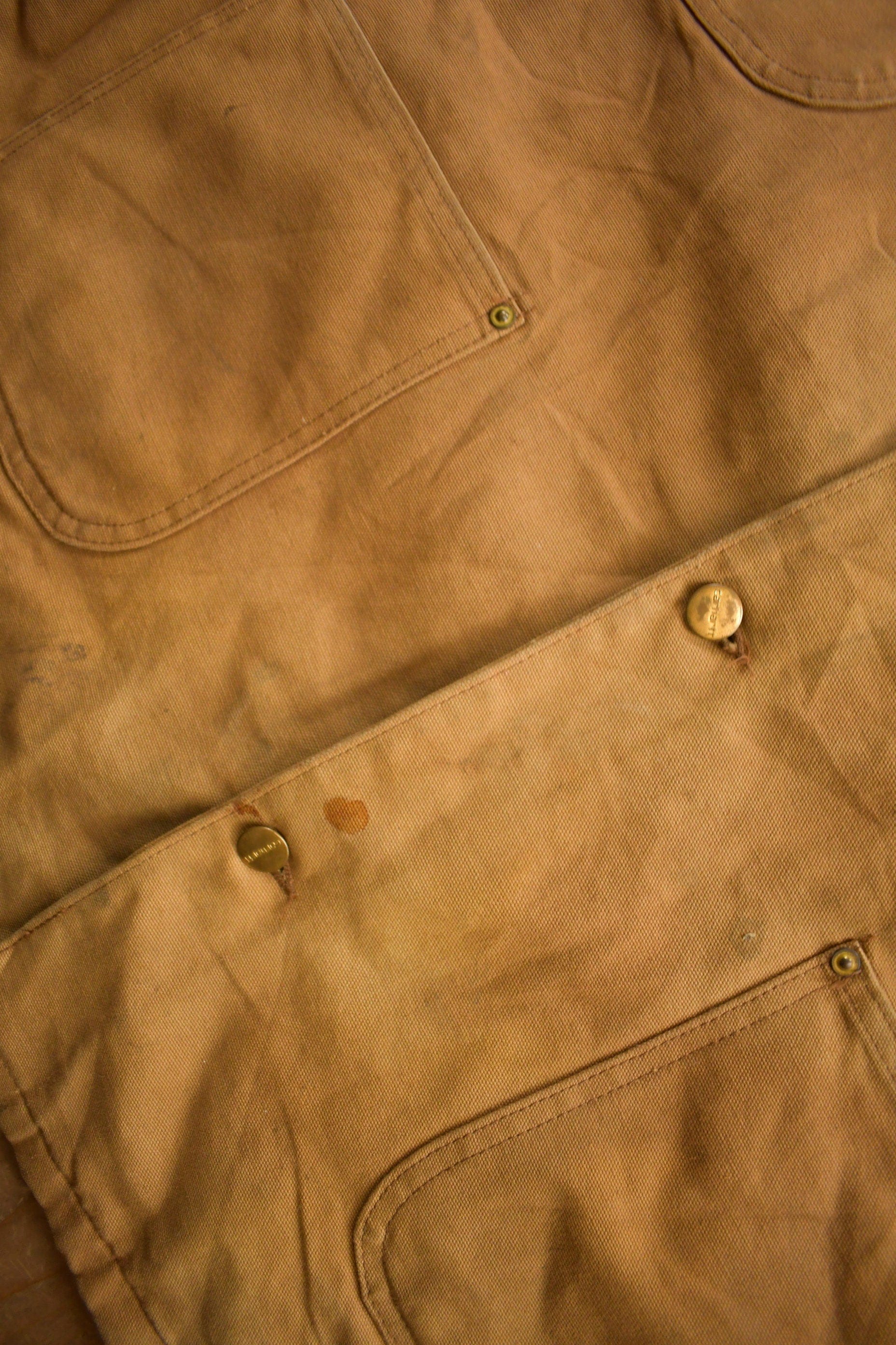 Vintage 1980s Carhartt Blanket Lined Chore Coat Men's 2XL from propervintagecanada