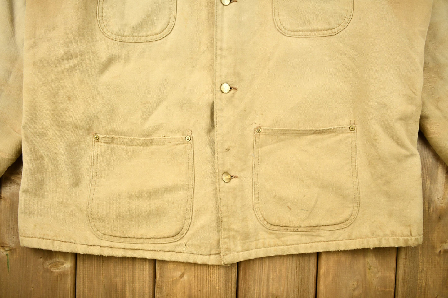 Vintage 1980s Carhartt Blanket Lined Chore Coat Men's 2XL from propervintagecanada