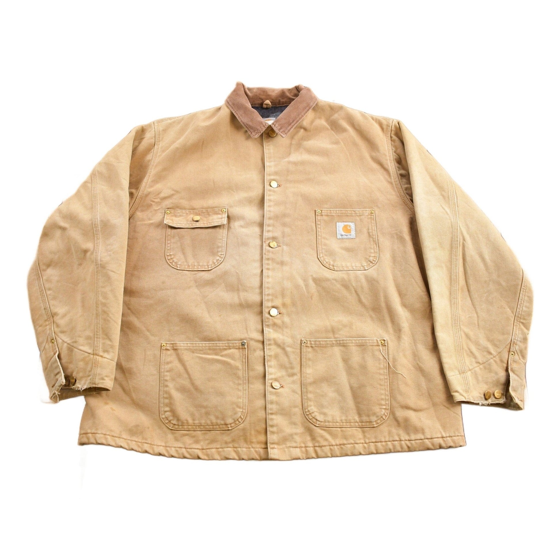 Vintage 1980s Carhartt Blanket Lined Chore Coat Men's 3XL from propervintagecanada
