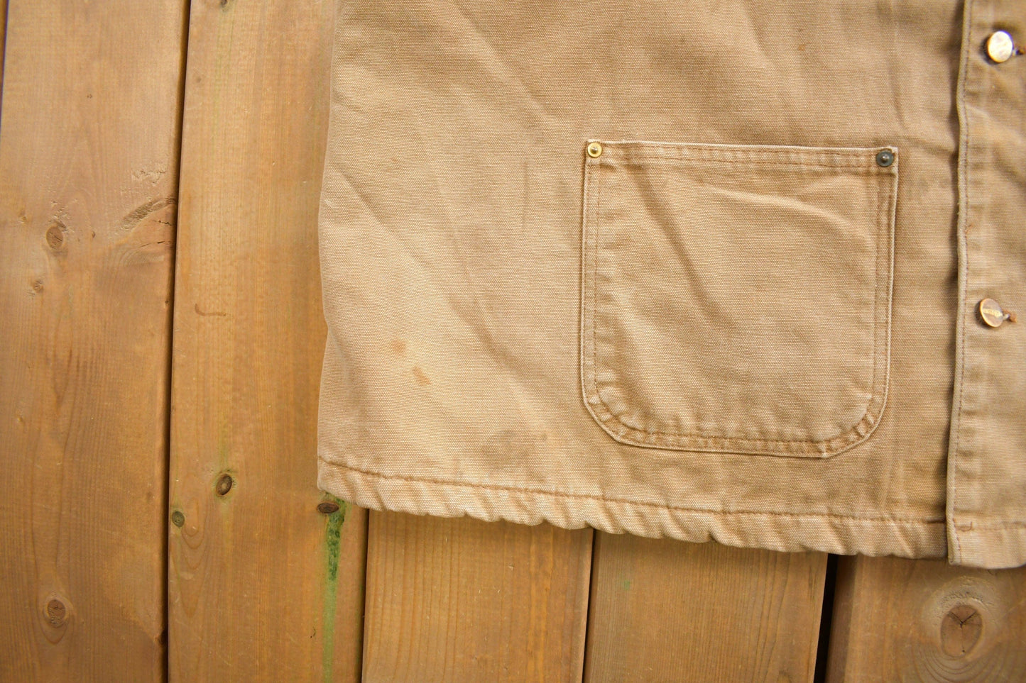 Vintage 1980s Carhartt Blanket Lined Chore Coat Men's 3XL from propervintagecanada