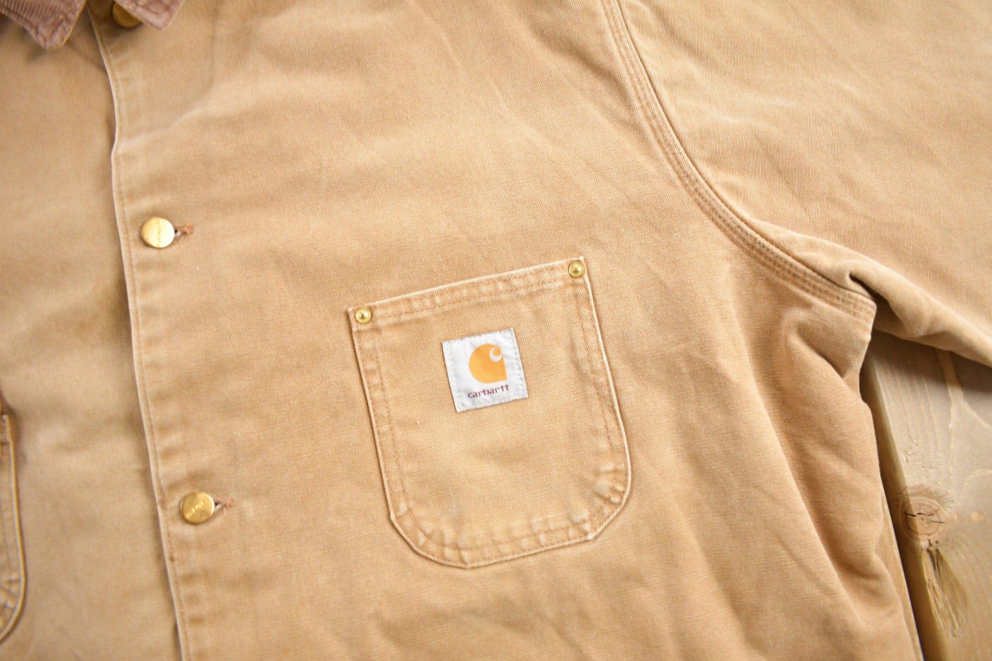 Vintage 1980s Carhartt Blanket Lined Chore Coat Men's 3XL from propervintagecanada