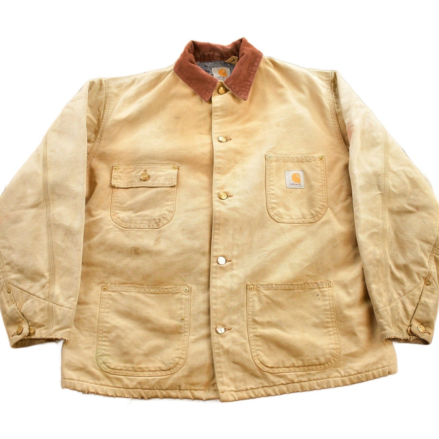 Vintage 1980s Carhartt Blanket Lined Chore Coat Men's XL from propervintagecanada