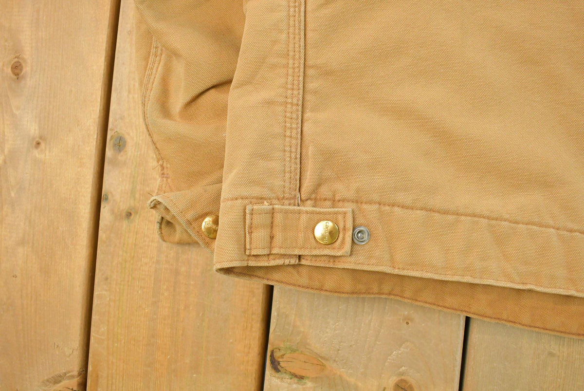 Vintage 1980s Carhartt Blanket Lined Detroit Jacket Men's 2XL from propervintagecanada