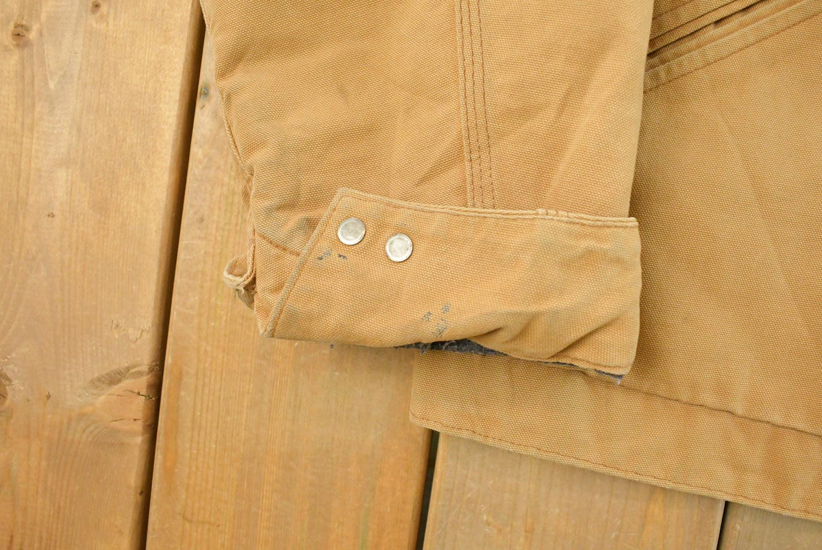 Vintage 1980s Carhartt Blanket Lined Detroit Jacket Men's 2XL from propervintagecanada