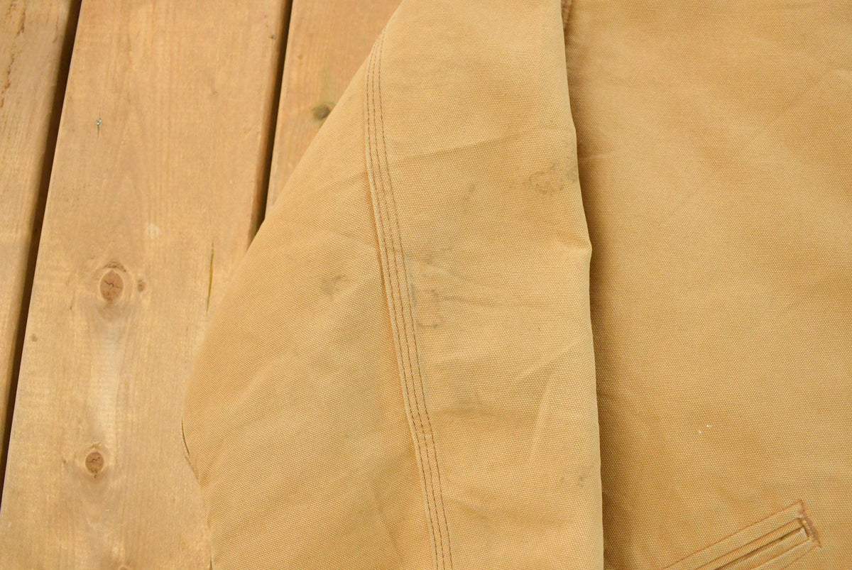 Vintage 1980s Carhartt Blanket Lined Detroit Jacket Men's 2XL from propervintagecanada
