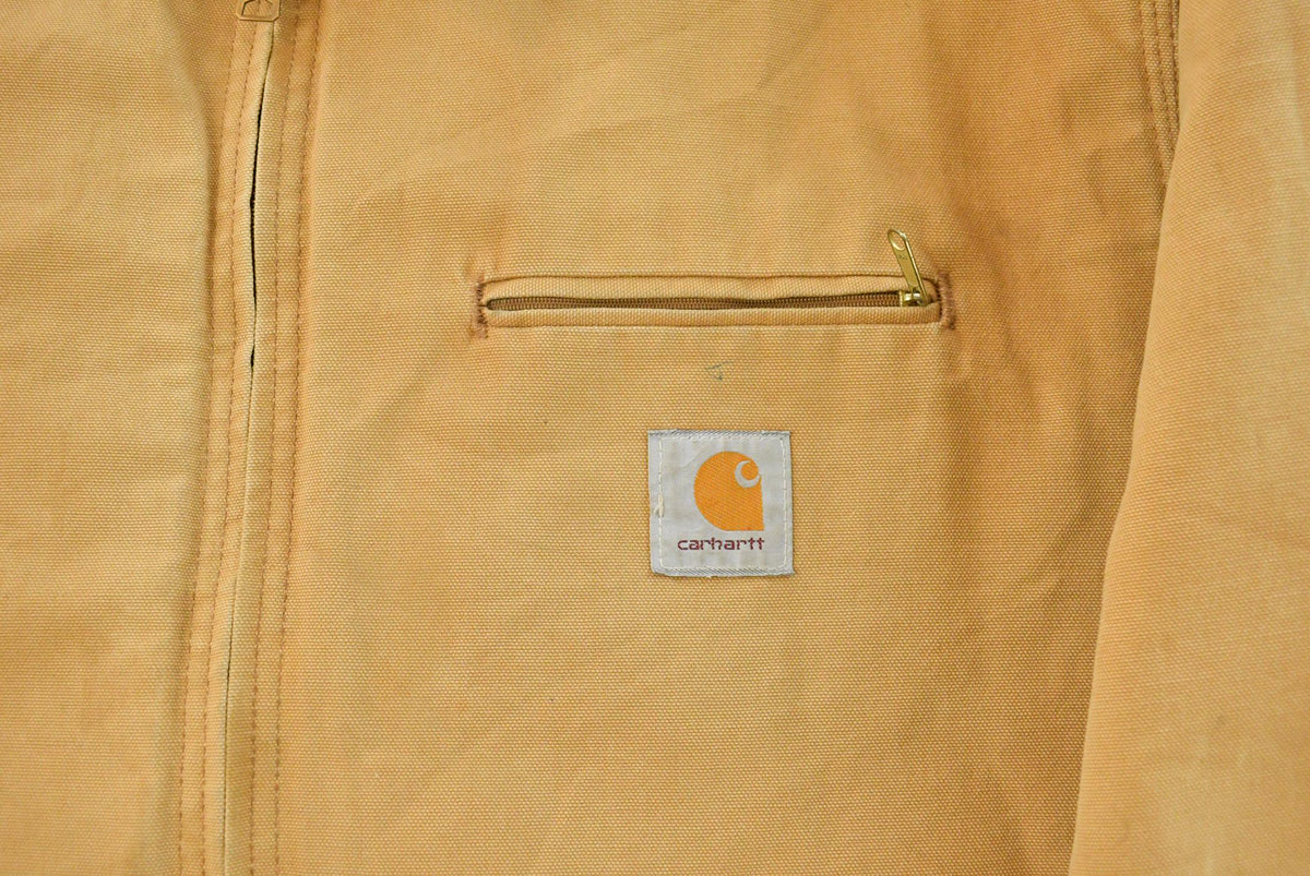 Vintage 1980s Carhartt Blanket Lined Detroit Jacket Men's 2XL from propervintagecanada