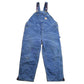 Vintage 1980s Carhartt Blue Canvas Double Knee Overalls Men's 48 x 30 from propervintagecanada