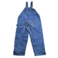 Vintage 1980s Carhartt Blue Canvas Double Knee Overalls Men's 48 x 30 from propervintagecanada