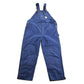 Vintage 1980s Carhartt Blue Canvas Double Knee Overalls Men's 50 x 31 from propervintagecanada