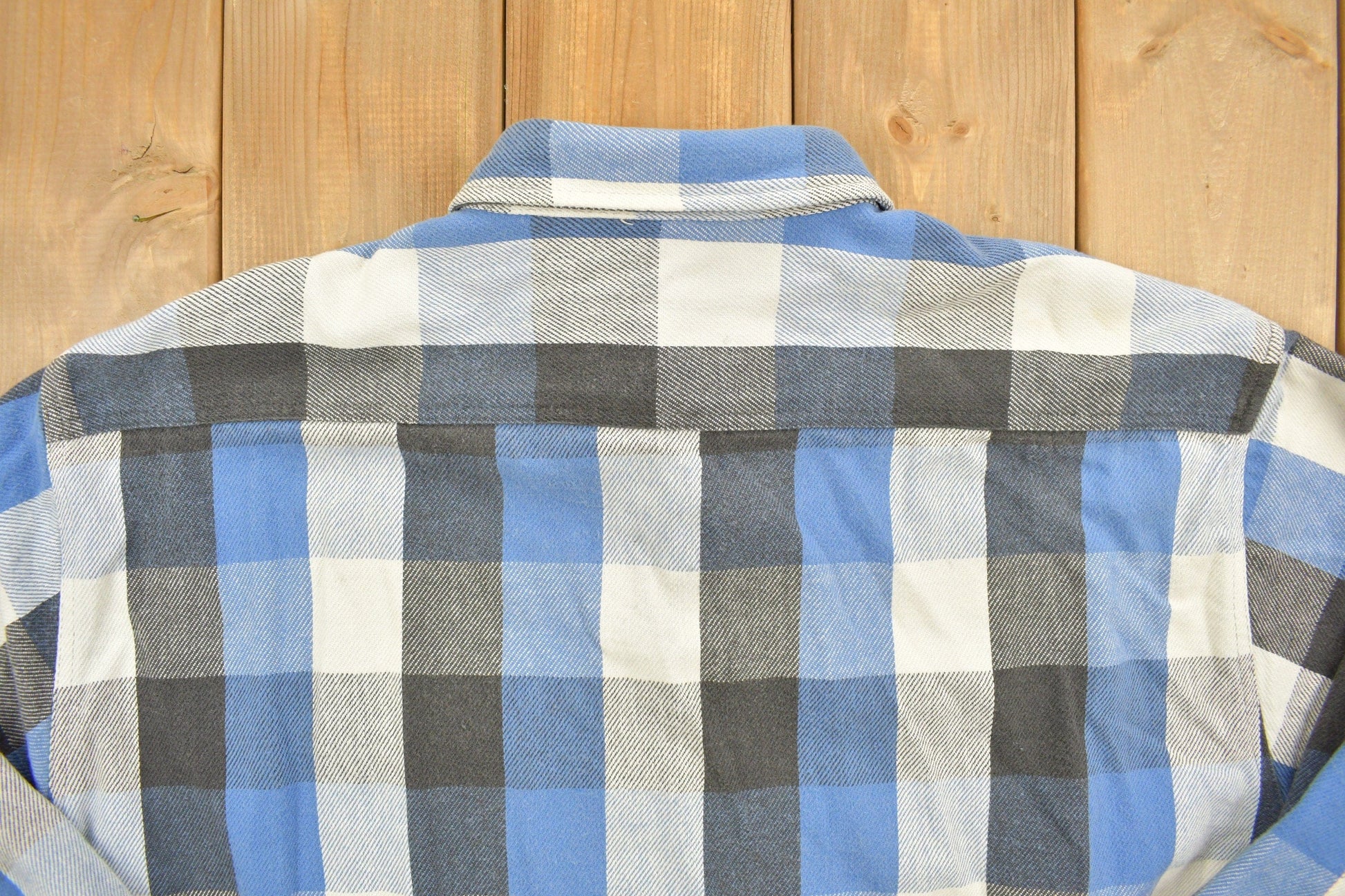 Vintage 1980s Carhartt Button Up Plaid Shirt Buffalo Plaid Men's 2XL from propervintagecanada