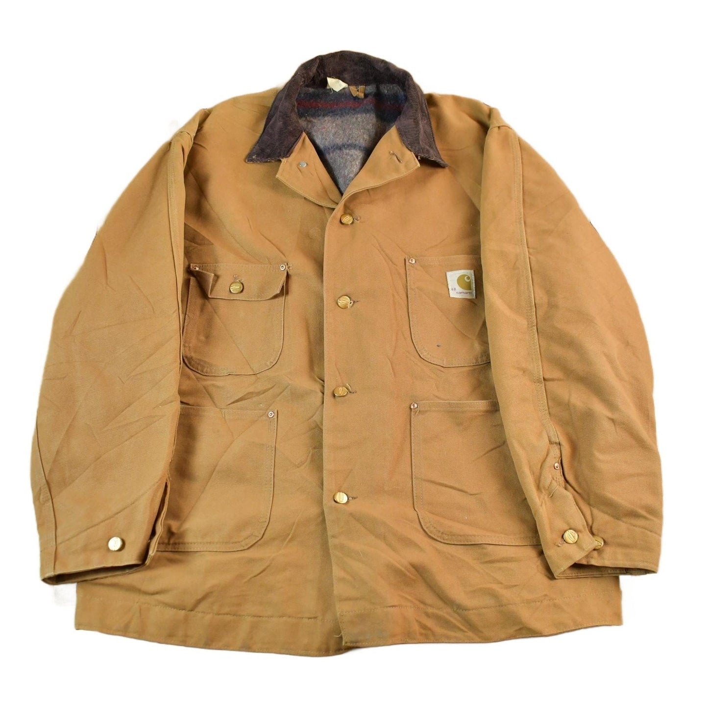 Vintage 1980s Carhartt Chore Barn Coat Jacket Men's Large from propervintagecanada