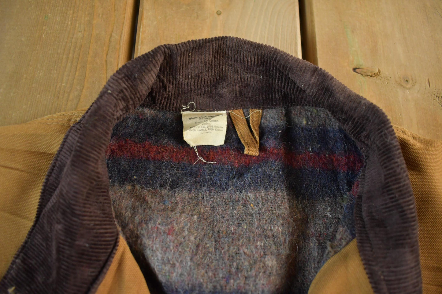Vintage 1980s Carhartt Chore Barn Coat Jacket Men's Large from propervintagecanada