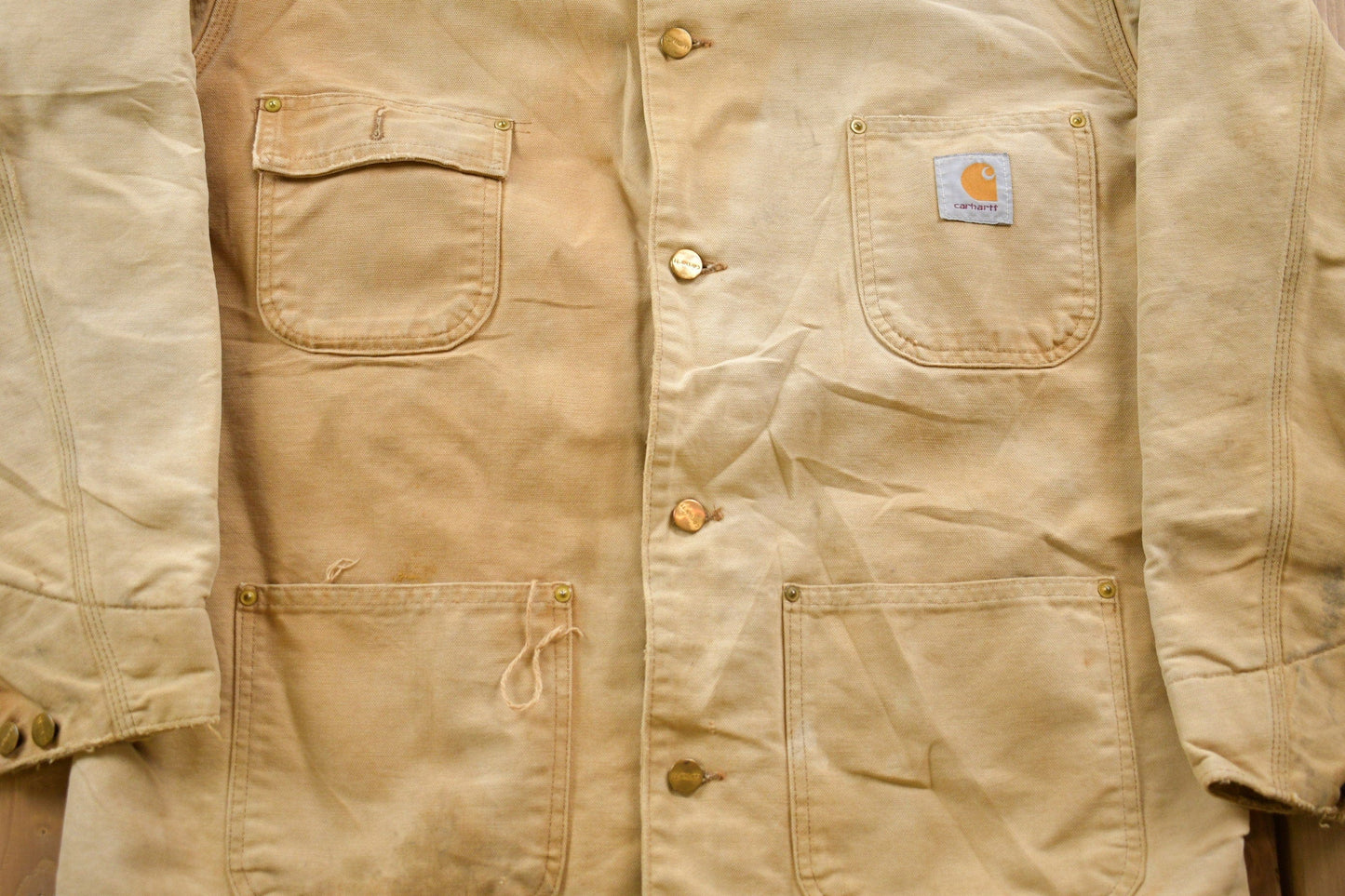 Vintage 1980s Carhartt Chore Jacket Men's XL