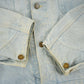 Vintage 1980s Carhartt Detroit Light Wash Denim Jean Jacket Men's XL from propervintagecanada