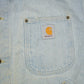 Vintage 1980s Carhartt Detroit Light Wash Denim Jean Jacket Men's XL from propervintagecanada