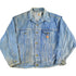 Vintage 1980s Carhartt Distressed Denim Trucker Work Jacket Men&
