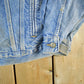 Vintage 1980s Carhartt Distressed Denim Trucker Work Jacket Men's Large from propervintagecanada