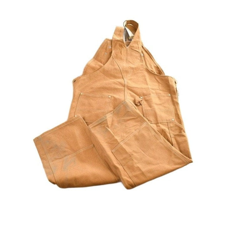 Vintage 1980s Carhartt Double Knee Canvas Overalls Men's 42 x 30 from propervintagecanada