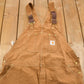 Vintage 1980s Carhartt Double Knee Canvas Overalls Men's 48 x 30.5 from propervintagecanada