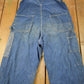 Vintage 1980s Carhartt Double Knee Distressed Denim Overalls Men's 36 x 30 from propervintagecanada