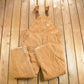 Vintage 1980s Carhartt Double Knee Quilted Canvas Overalls from propervintagecanada